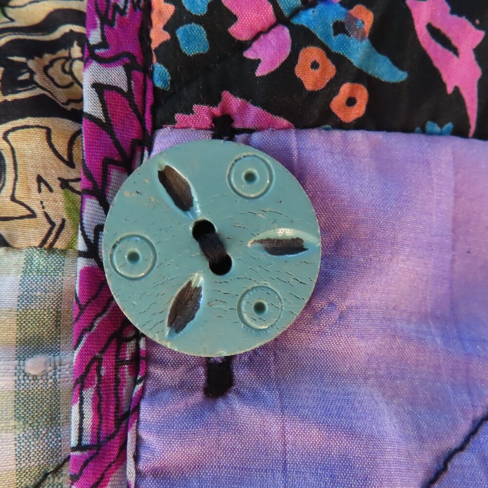 NWT Allure Reversible Colorful Patchwork Jacket P… - image 5